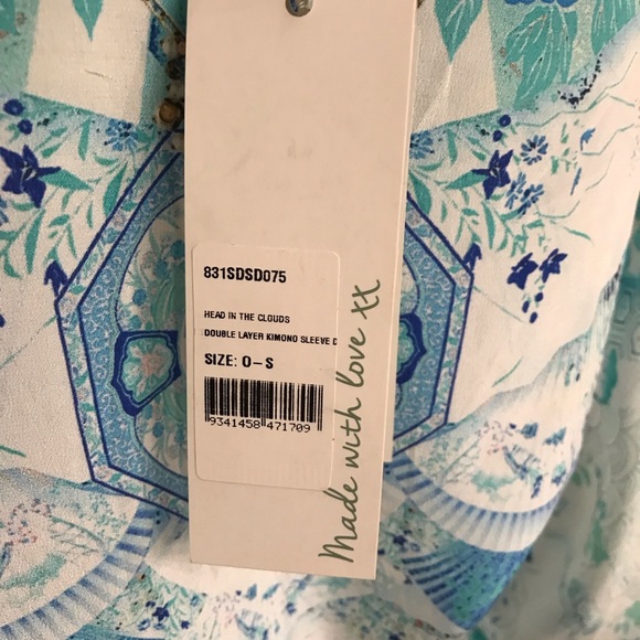 Camilla HEAD IN THE CLOUDS KIMONO -NWT - Picture 3 of 14